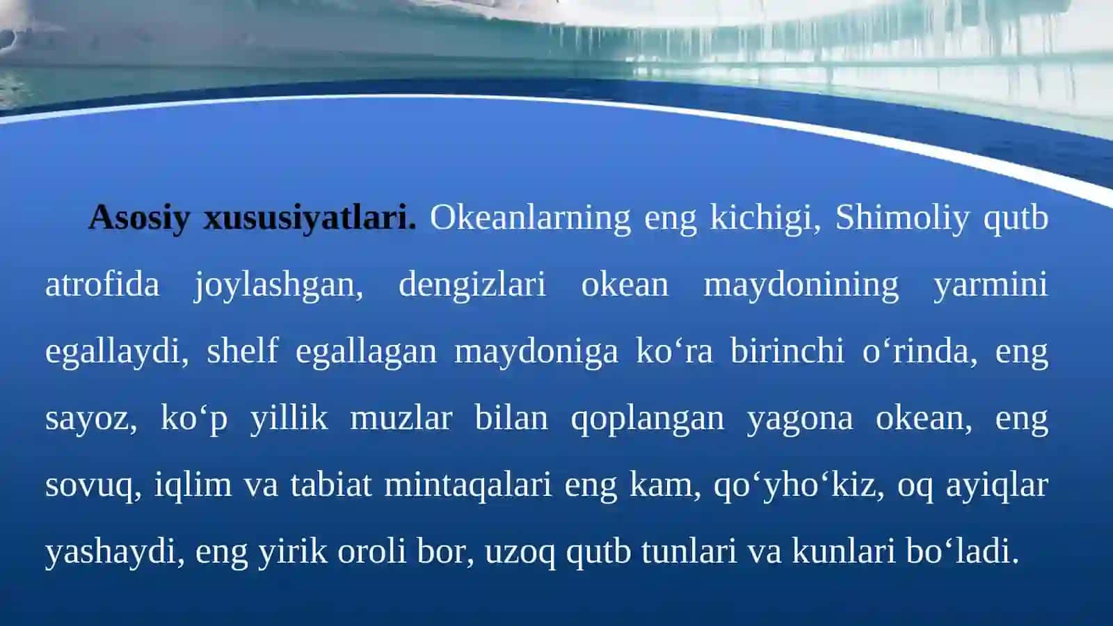 Shimoliy Muz okeani 2