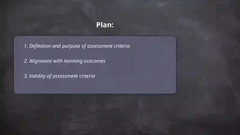 Assessment Criteria 2