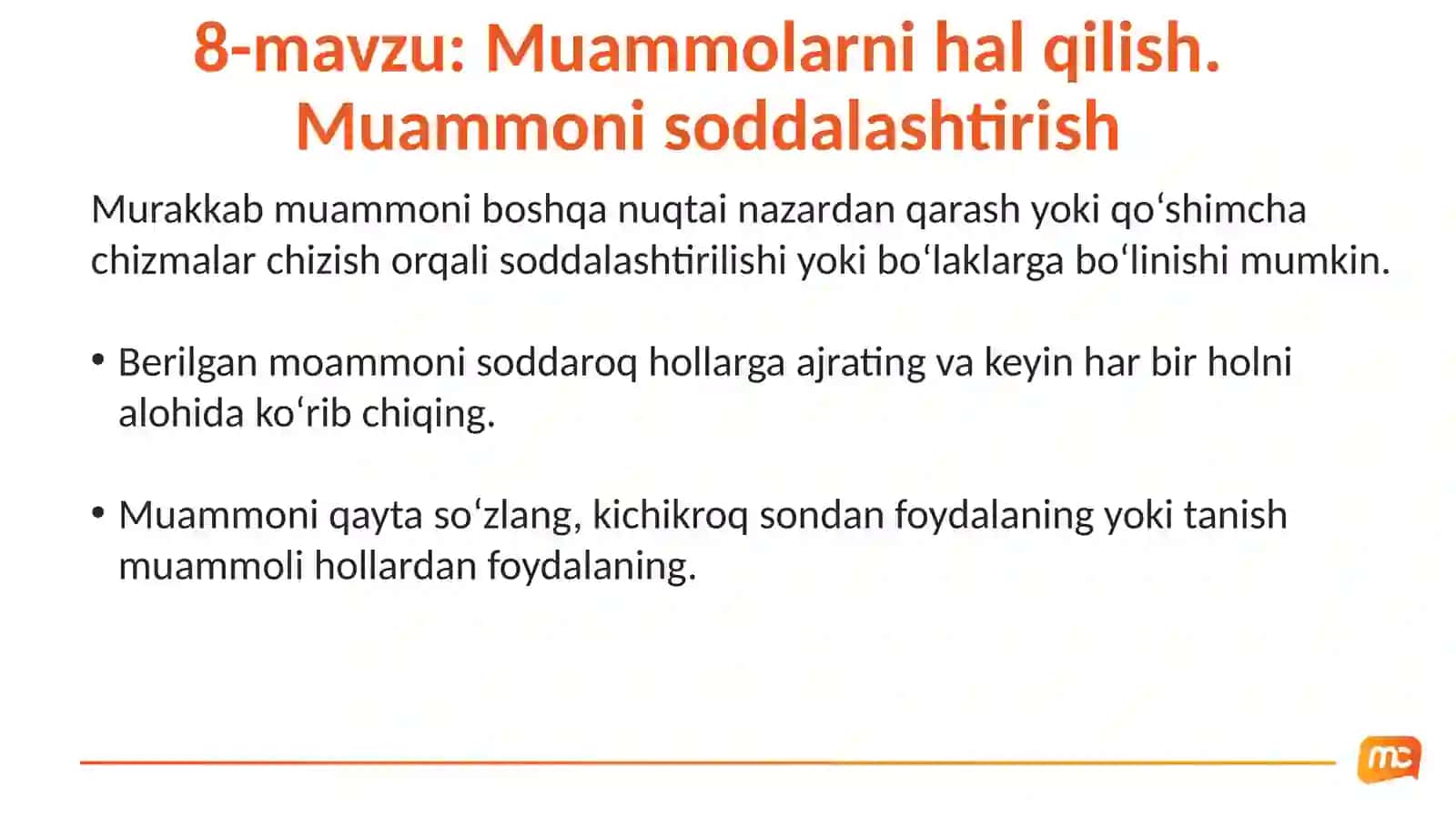PISA kompetensiyalarini shakllantirish orqali o‘quvchilarning matematik savodxonligini oshirish 2