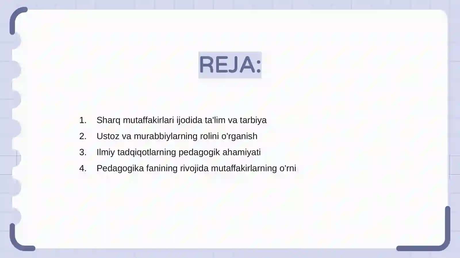 Sharq mutaffakirlari ijodida ta'lim va tarbiya 2