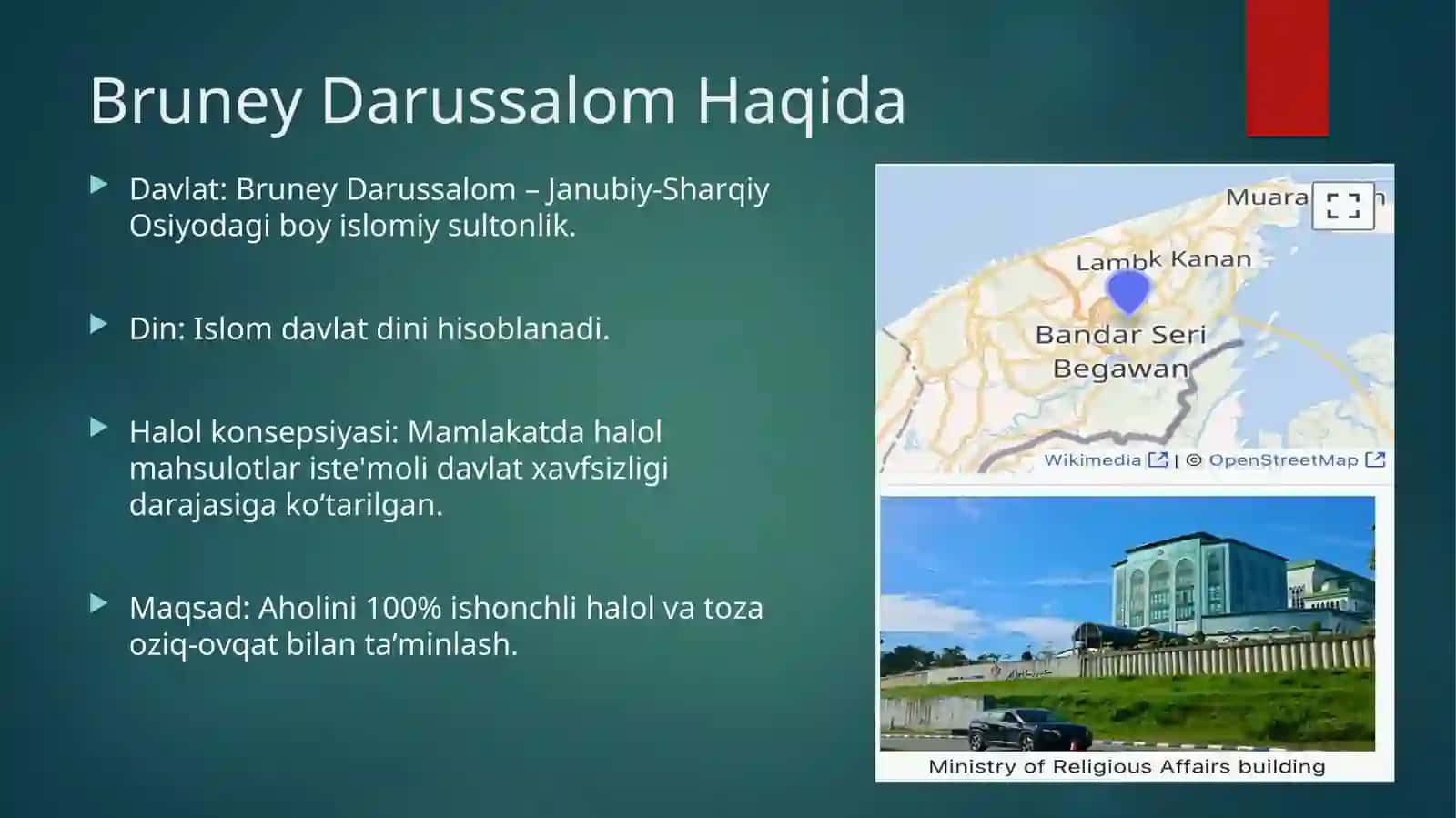 Bruney Darussalomda Halol Oziq-ovqat Nazorat Tizimi 2