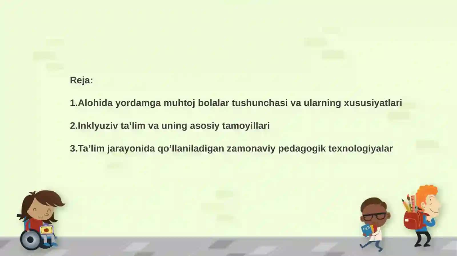 Alohidayordamga muhtoj bolalar tushunchasi va ularning xususiyatlari 2
