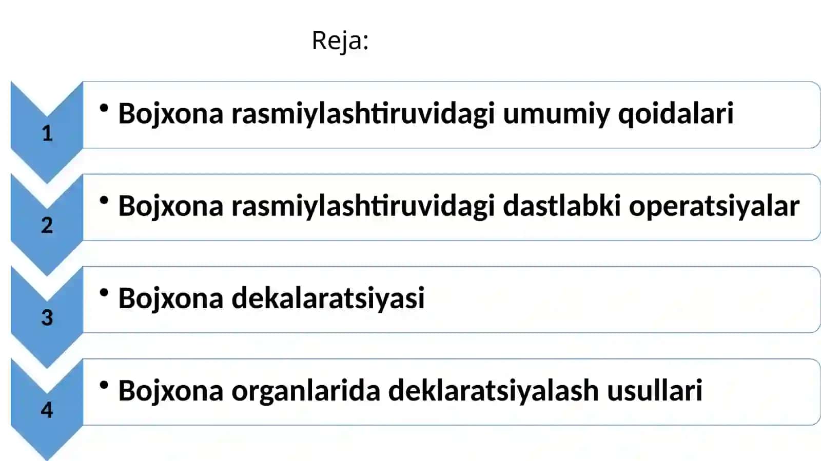 Bojxona rasmiylashtiruvi va deklaratsiyalash 2