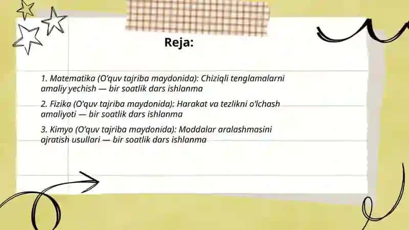 Matematika (Oʼquv tajriba maydonida) 2