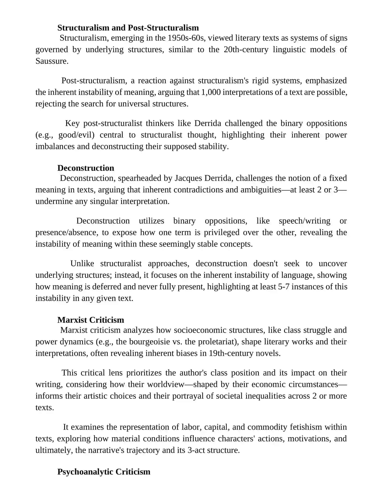Literary Theory 2