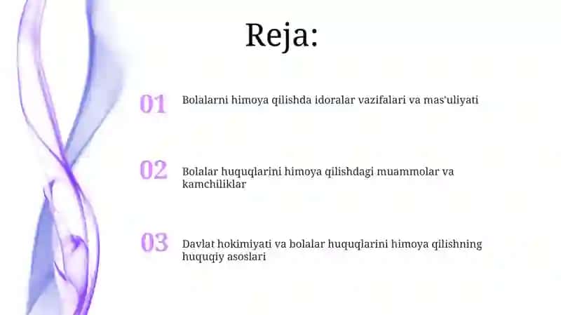 Davlat hokimiyati va bolalar huquqlarini himoya qilishning huquqiy asoslari 2