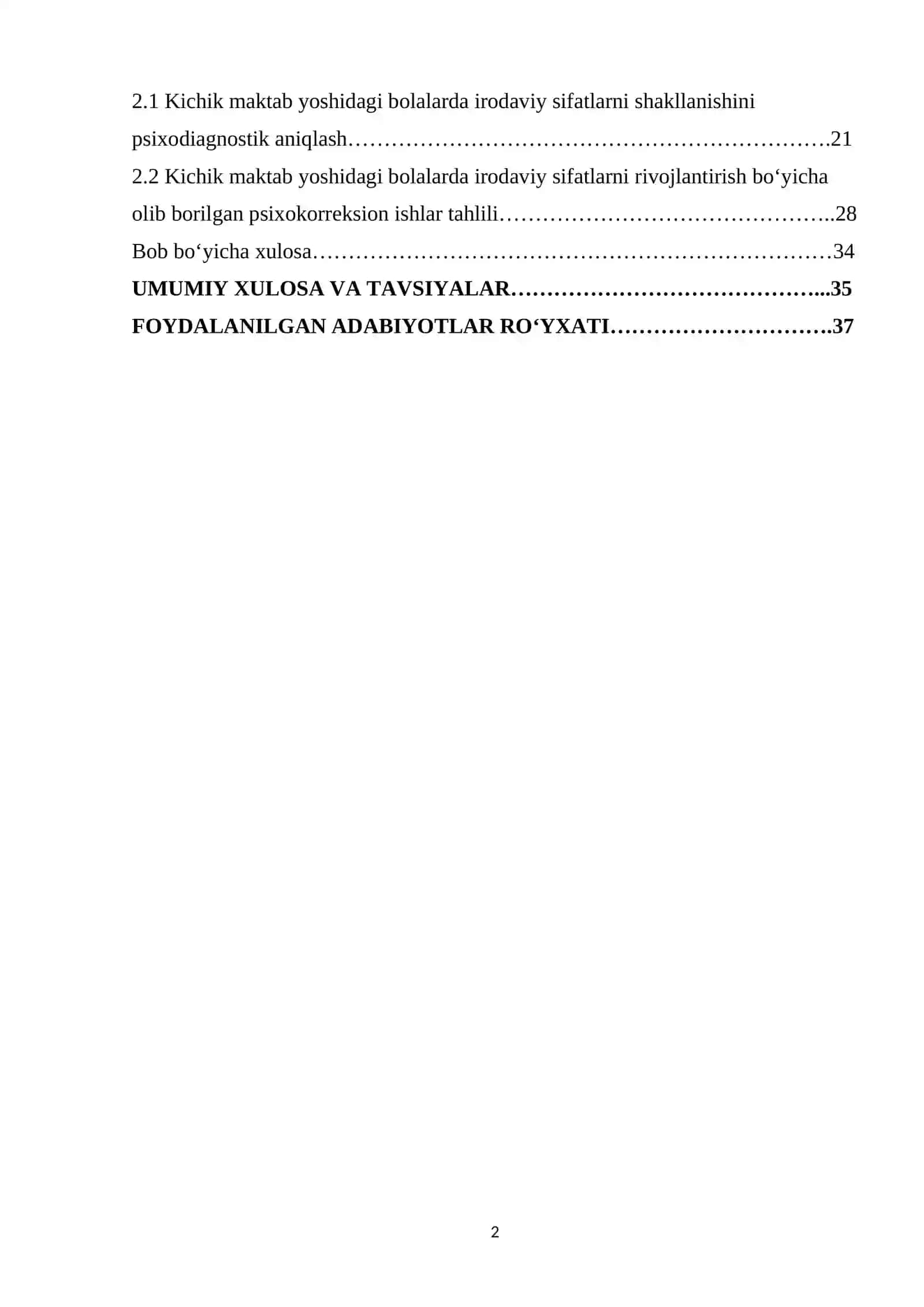 KICHIK MAKTAB YOSHIDA IRODAVIY SIFATLARNING SHAKLLANISH OMILLARI 2