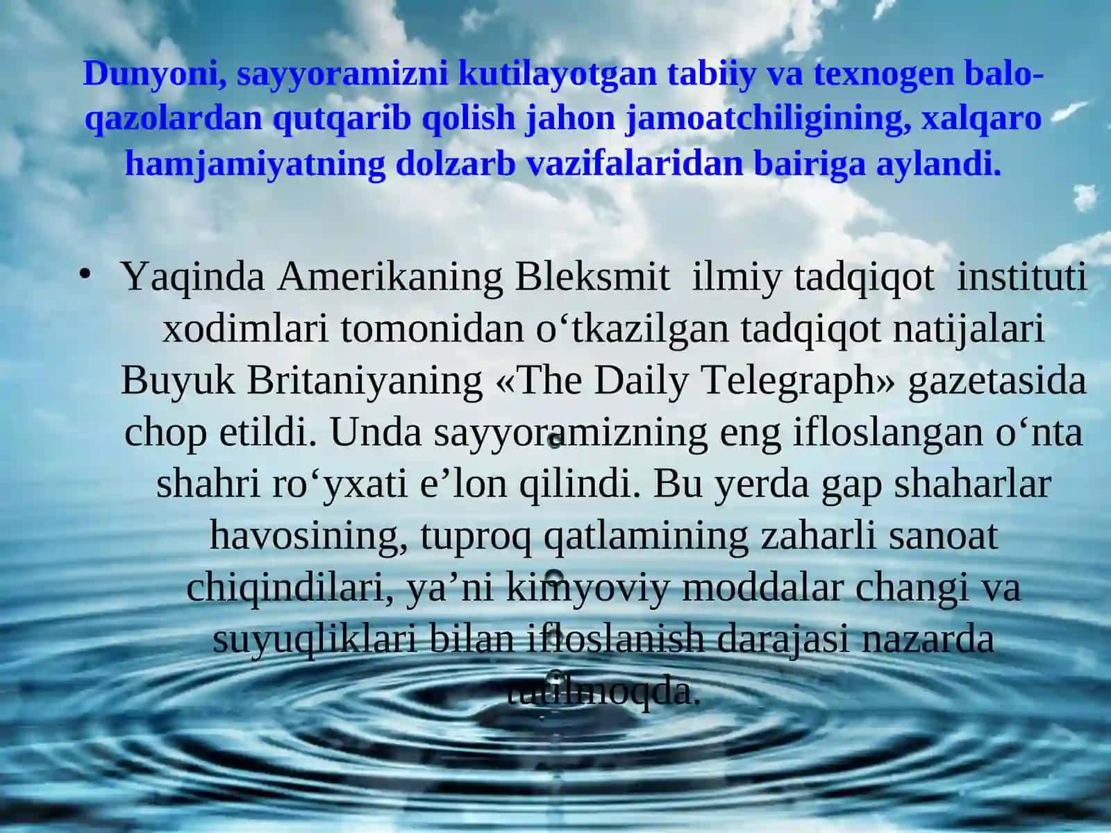 SHAHARLAR GEOGRAFIYASI 2