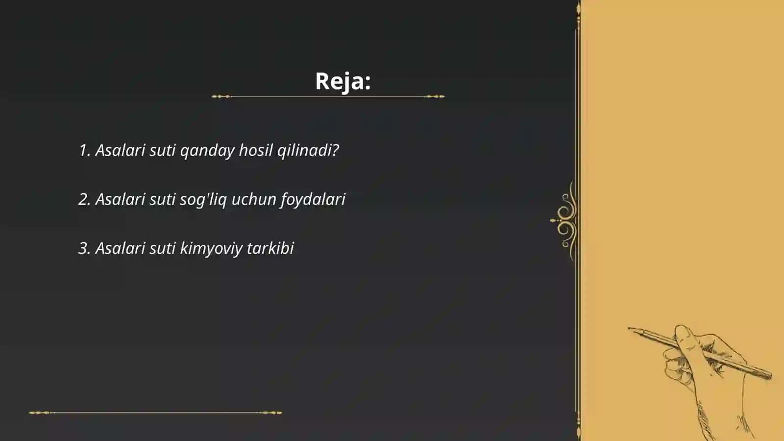 Asalari suti va ularni oldini olinish usullari 2