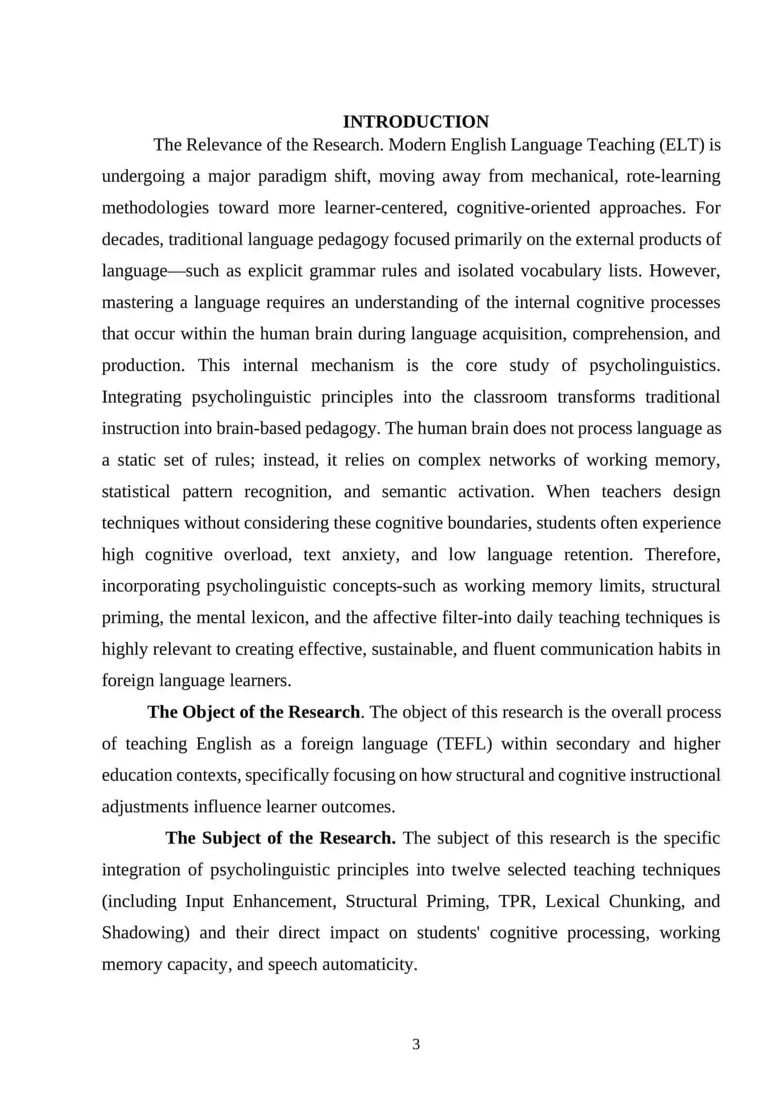 Integrating Psycholinguistics principles into 12 teaching Techniques 2