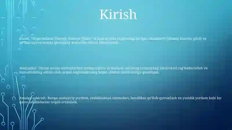 Nogironlarni Ijtimoiy Himoya Qilish 2