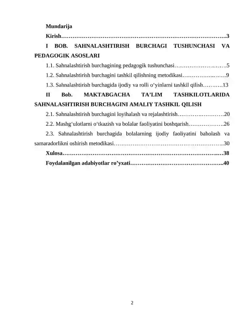 Maktabgacha ta’lim tashkilotlarida sahnalashtirish burchagini tashkil qilish 2