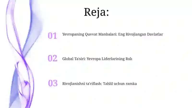Jahon Liderligi: 21-asrda Yevropaning ta'siri 2