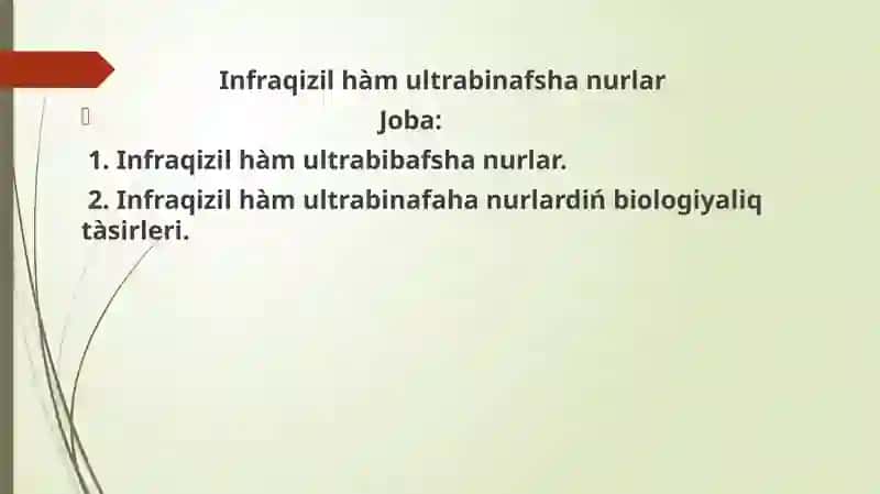 Infraqizil hàm ultrabinafsha nurlar 2