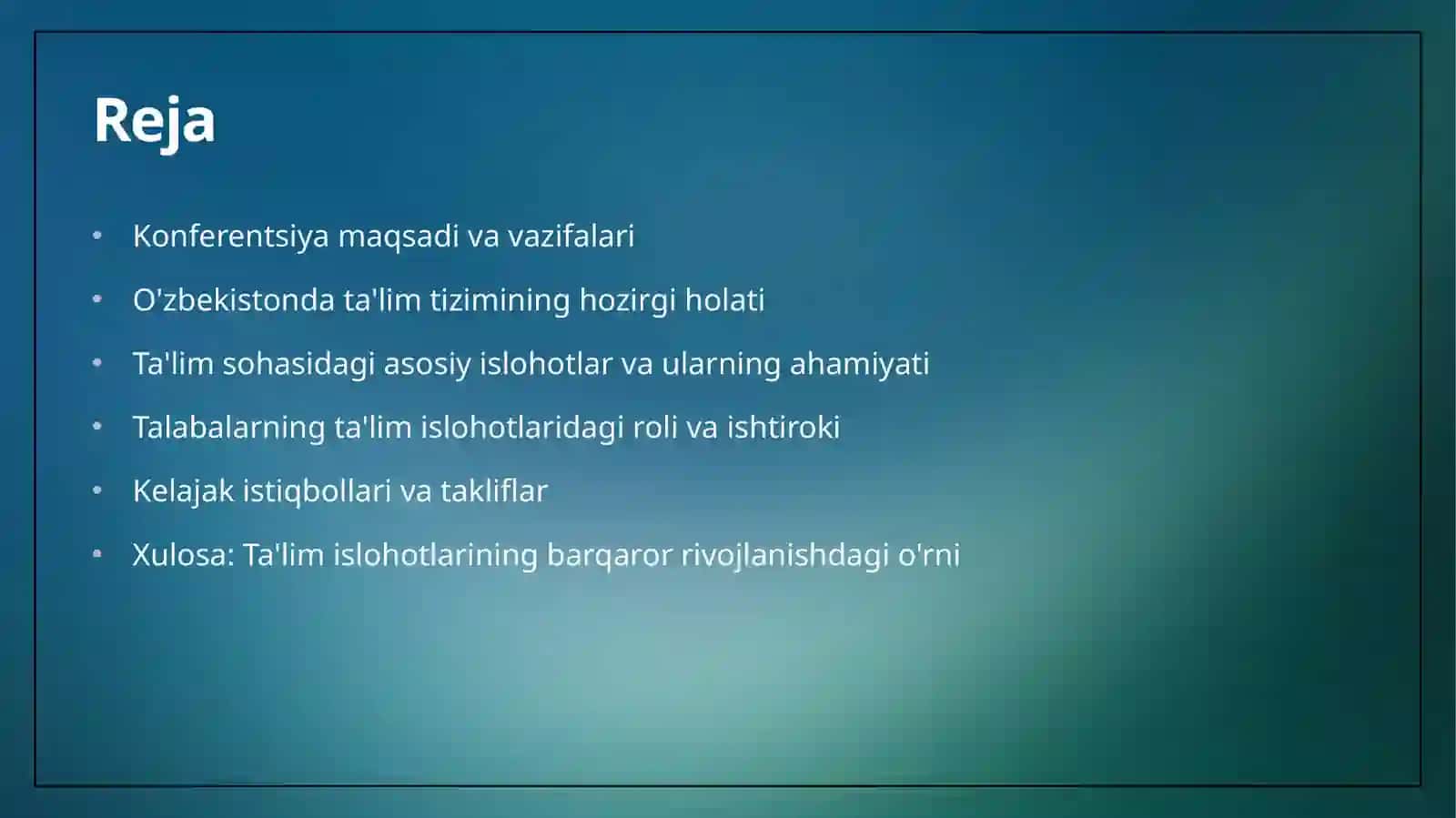 Talabalar konferentsiyasi 2