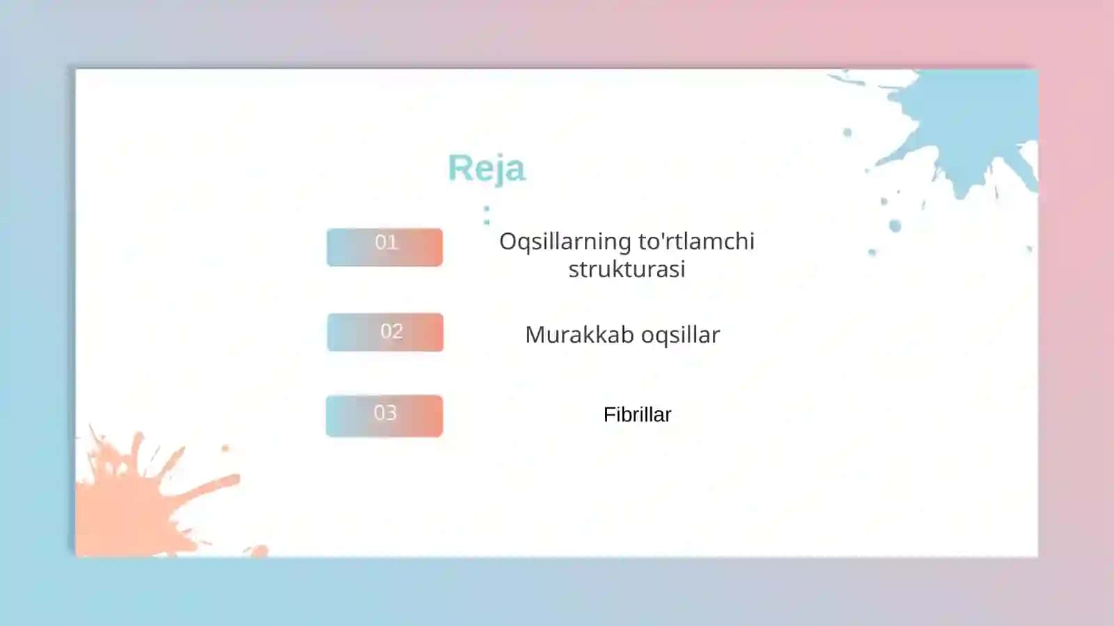 Oqsillarning to'rtlamchi tuzilishining funksional qiymati. Glikoproteinlar. Fosfoproteinlar. 2