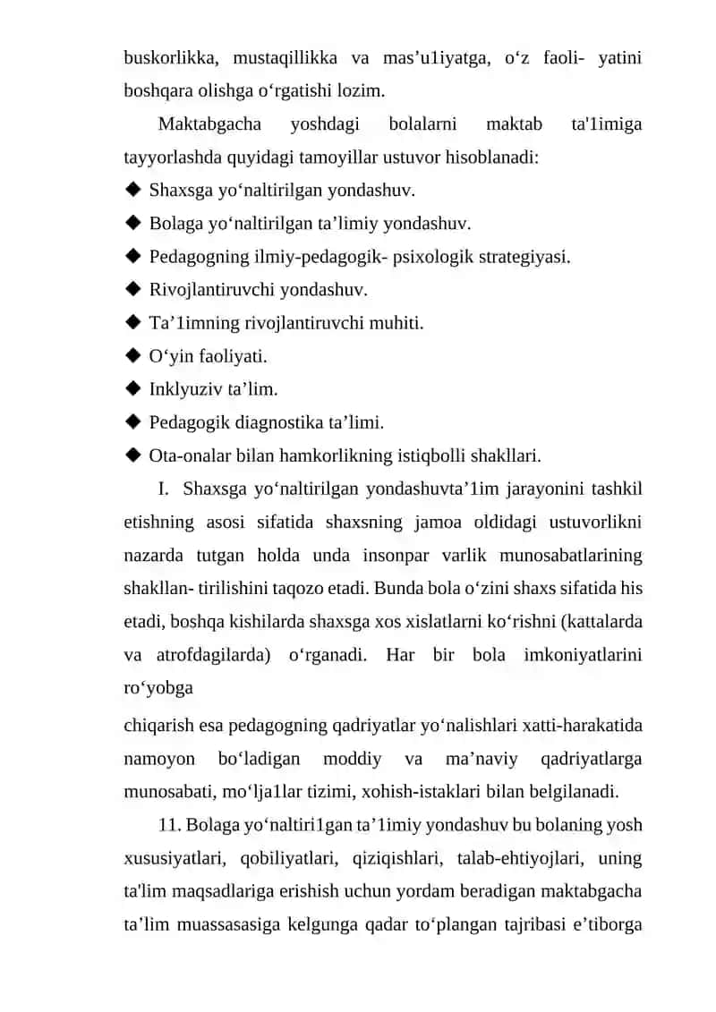 Bolalarini maktabga o‘qishga tayyorgarlik kursi 2