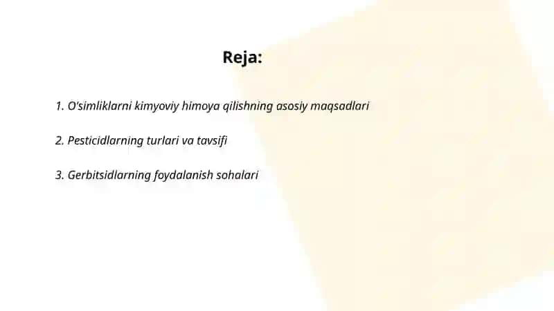 O'simliklarni kimyoviy himoya qilish vositalarining umumiy tavsifi 2