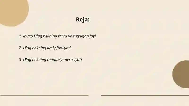 Mirzo Ulug'bek 2