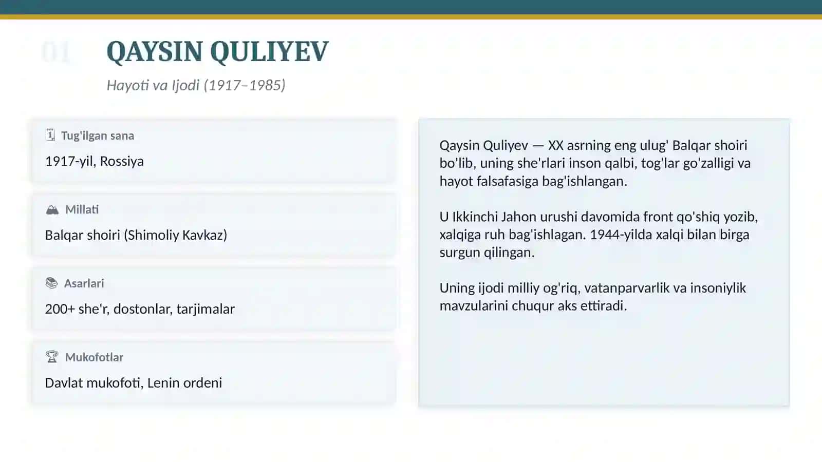 QAYSIN QULIYEV VA MAXTUMQULI She'rlari Tahlili 2