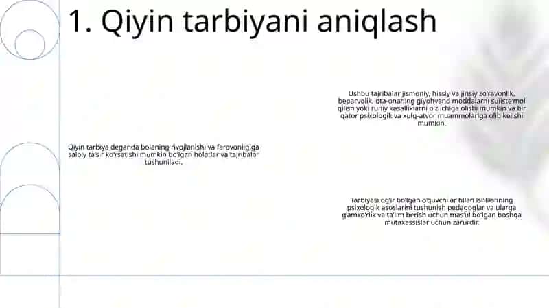 Tarbiyasi Qiyin Òquvchilar Bilan Ishlashning Psixologik Asoslari 2