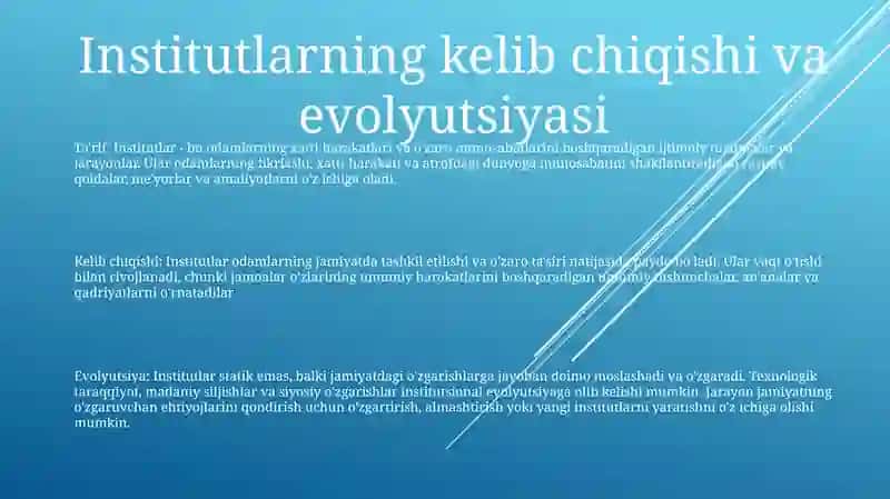 Ijtimoiy Ustanovkalarning Shakllanishi Va OʻZgarishi 2