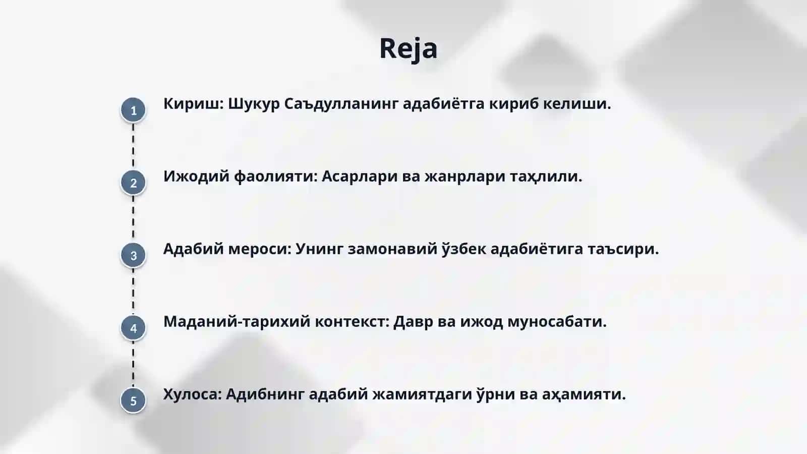 Shukur Saʼdulla hayoti va ijodi 2