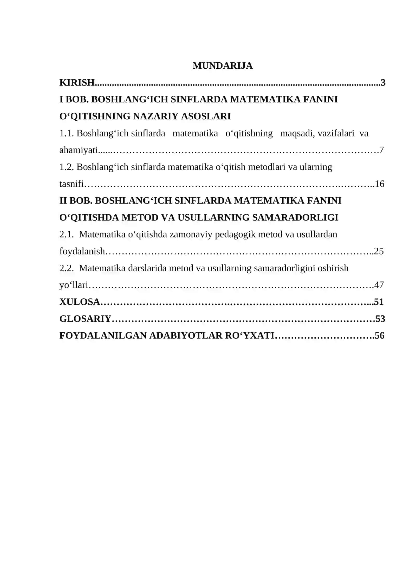 Boshlang‘ich sinflarda matematika fanini o‘qitishda metodlar va usullarni samaradorligi 2