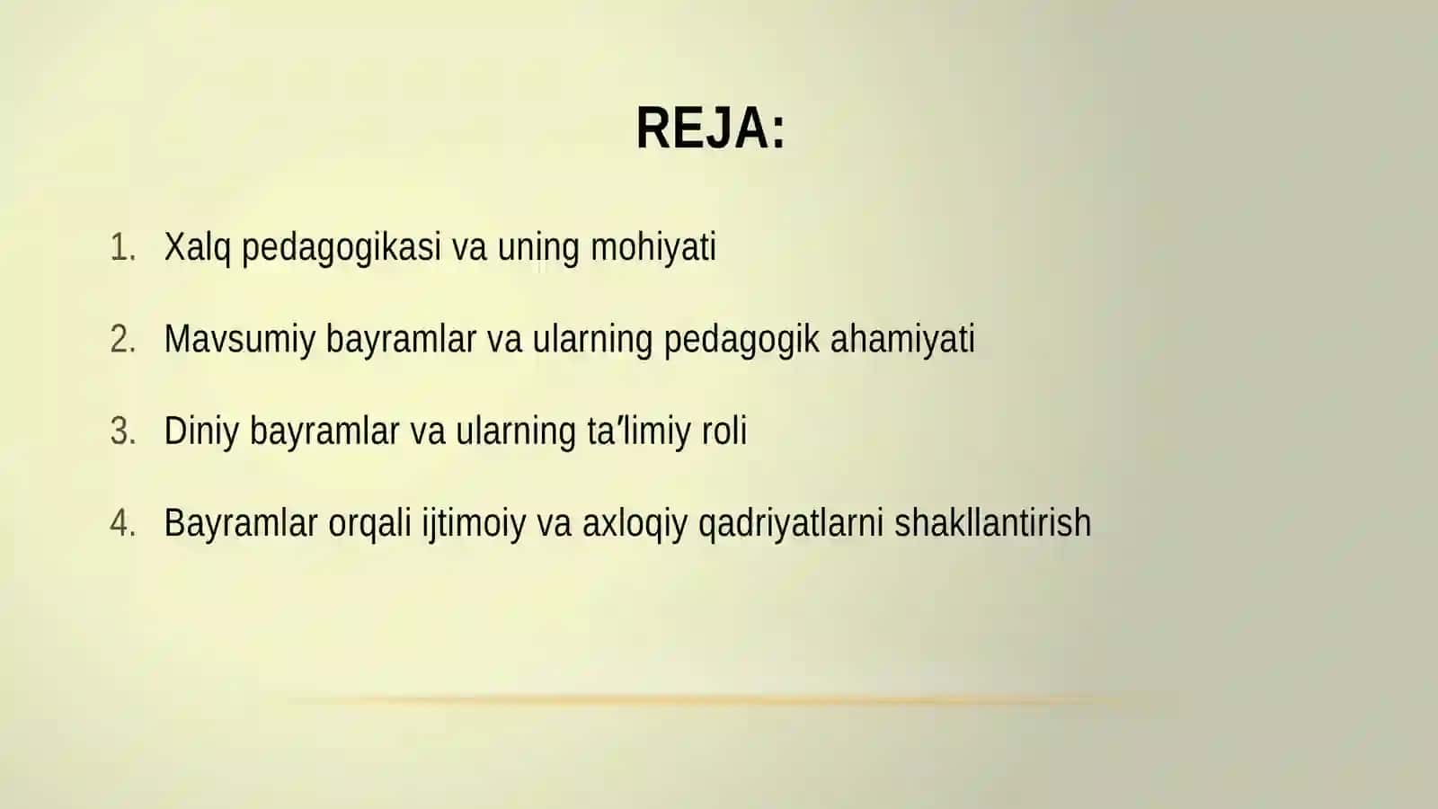 Xalq pedagogikasida mavsumiy va diniy bayramlar 2