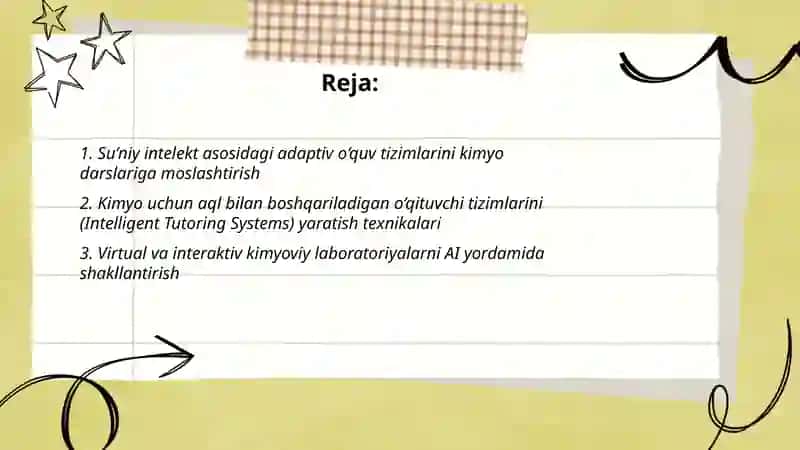 Kimyo o‘qitishda su’niy intelektdan foydalanish texnikasining shakllanishi 2