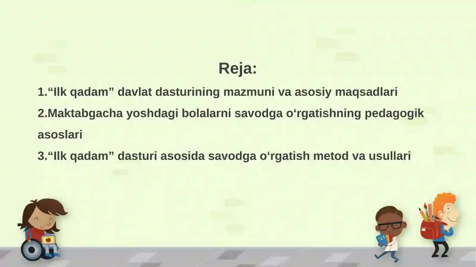 Davlat dasturining mazmuni va asosiy maqsadlari 2