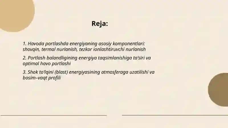 Yadroviy portlash havoda yuz bergan holda uning energiyasini taqsimlanishi 2