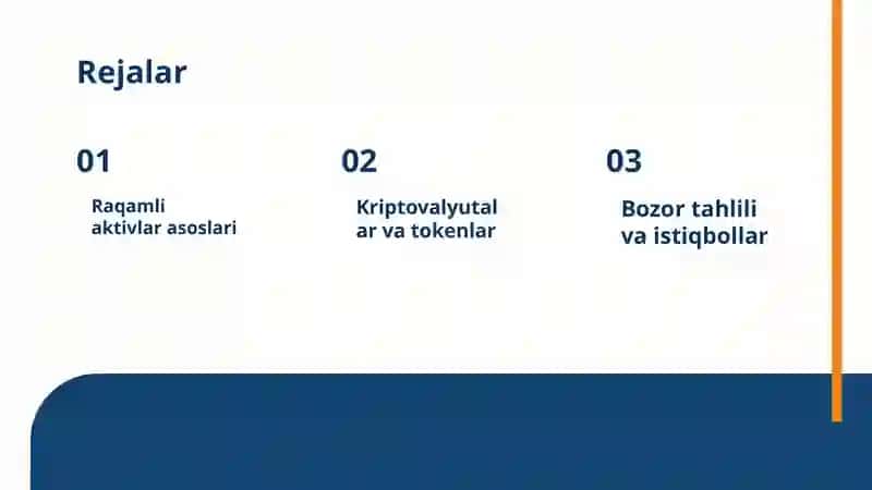 Raqamli iqtisodiyotda aktivlar bozori kriptovalyuta va tokenlar 2