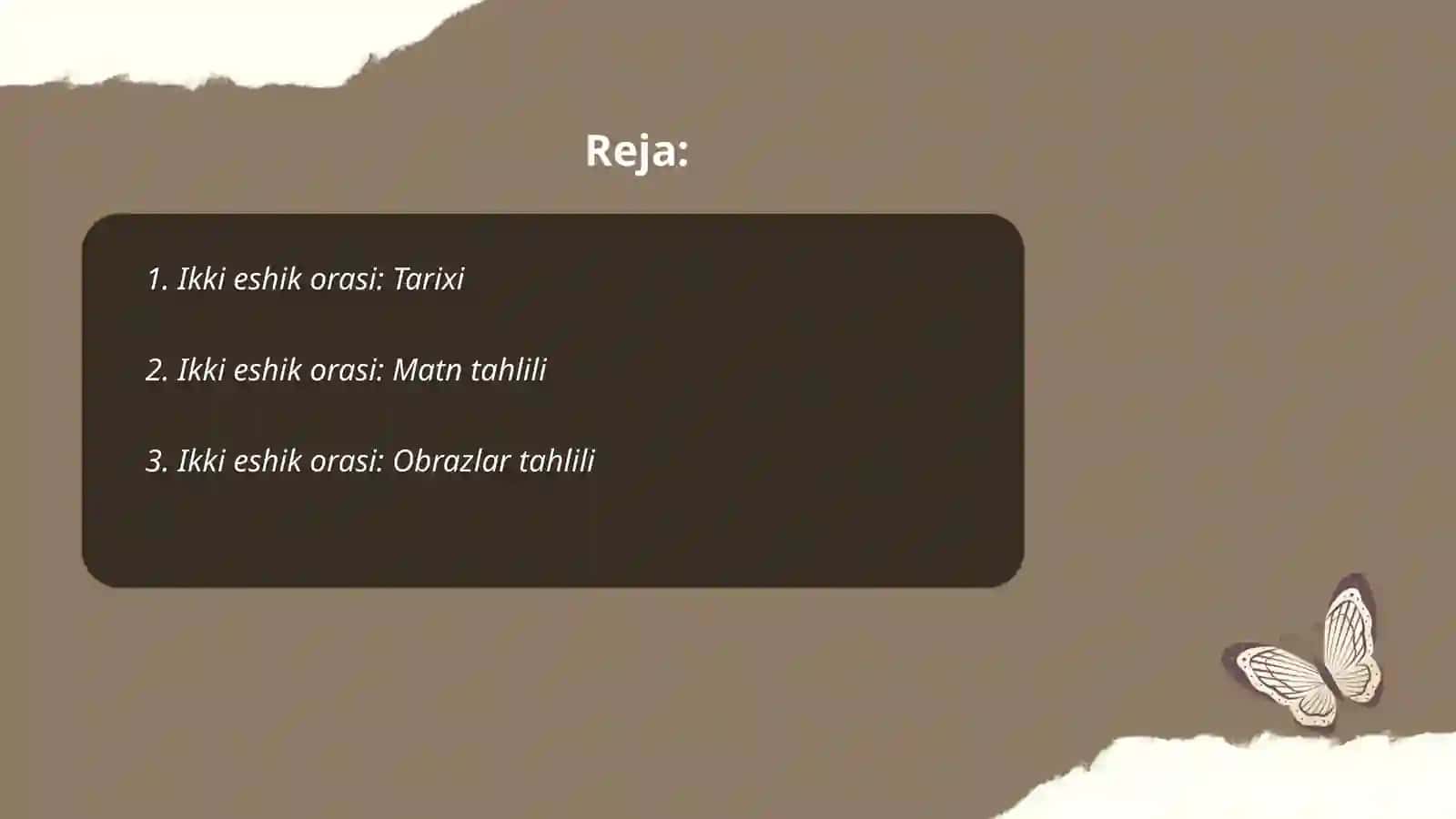 Ikki eshik orasi 2
