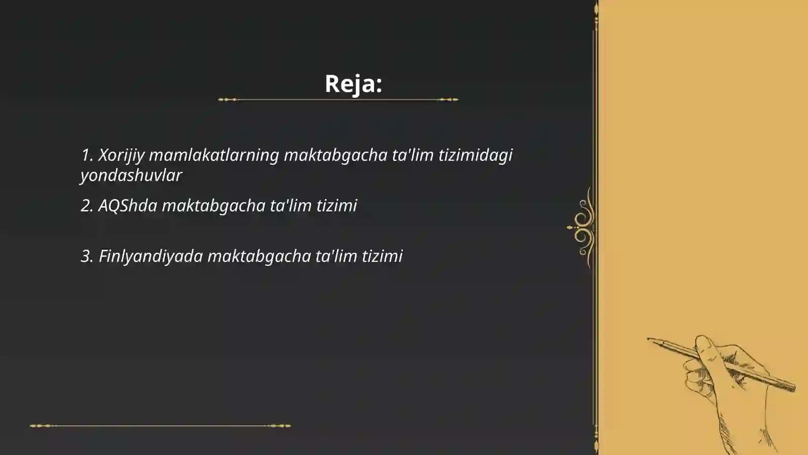 Xorijiy mamlakatlar maktabgacha ta'lim tizimi 2