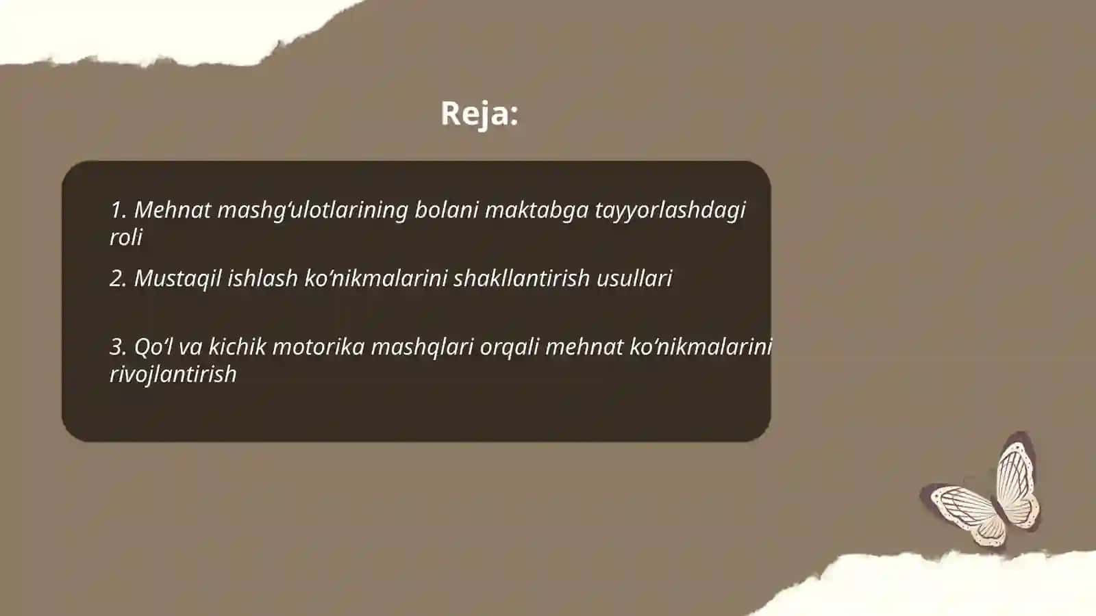 Bolalarni mehnat malaka va ko‘nikmalarni shakillantirish orqali maktabga tayyorlash 2