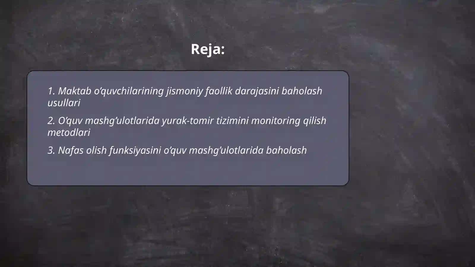 O’quv mashg’ulotlarida maktab o’quvchilari tanasining funktsional holatini baholash 2