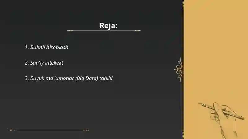 Raqamli iqtisodiyotning asosiy texnologiyalari 2