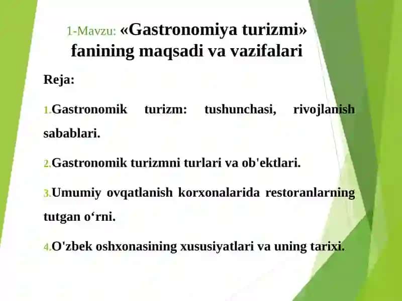 ГАСТРОНОМИЯ- бу Ўзбекистонни севиш учун яна бир сабаб 2