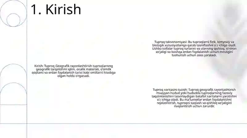 Tuproq Geografik Rayonlashtirish 2