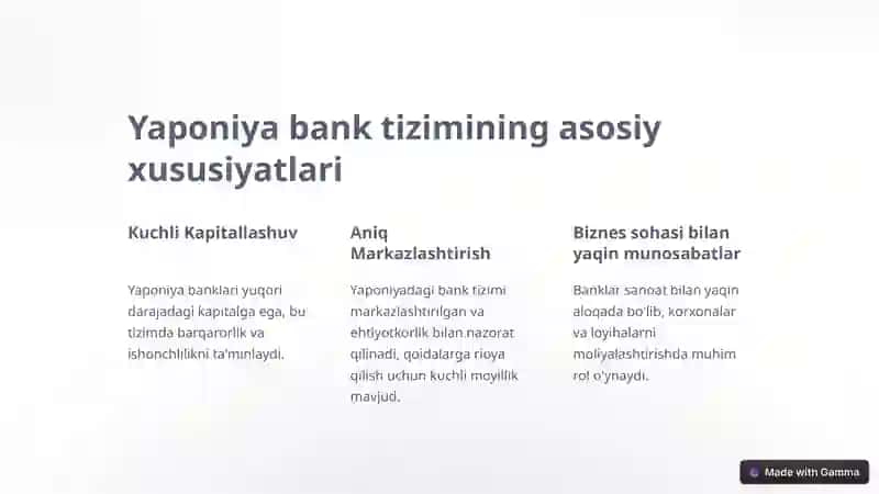 Yaponiya bank tizimiga kirish 2