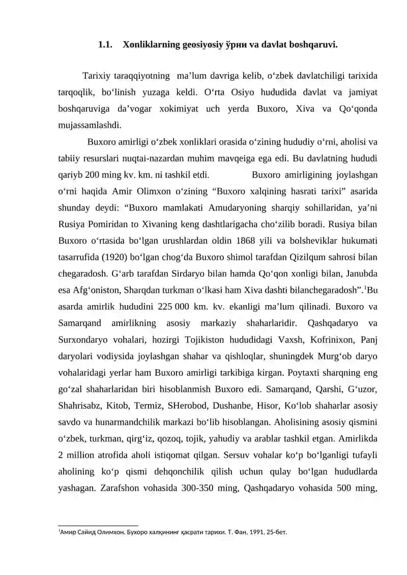 O‘ZBEK XONLIKLARI VA MILLIY G’OYA. 2