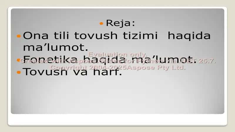 Ona tili tovush tizimi haqida ma’lumot 2