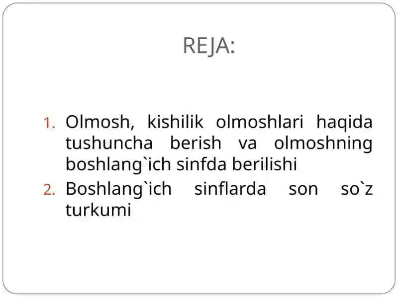 Fe’l mavzusi 2