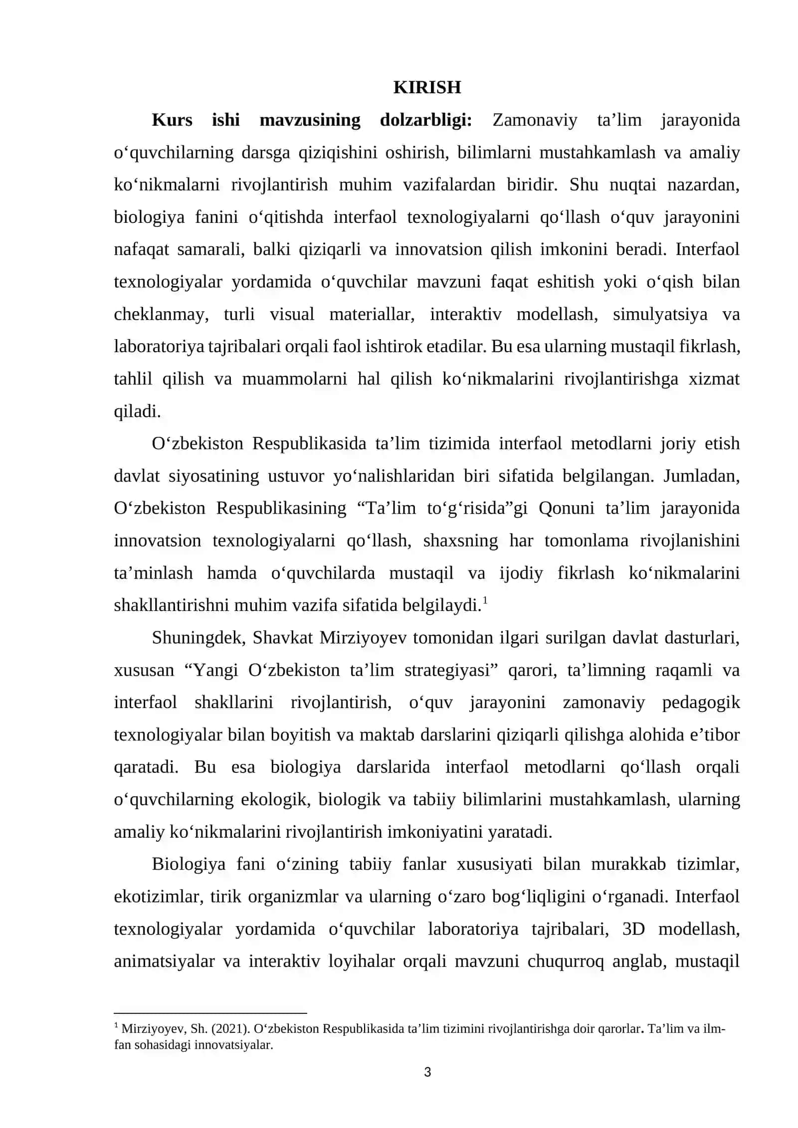 Interfaol texnologiyalar yordamida biologiya darslarini qiziqarli tashkil etish 2