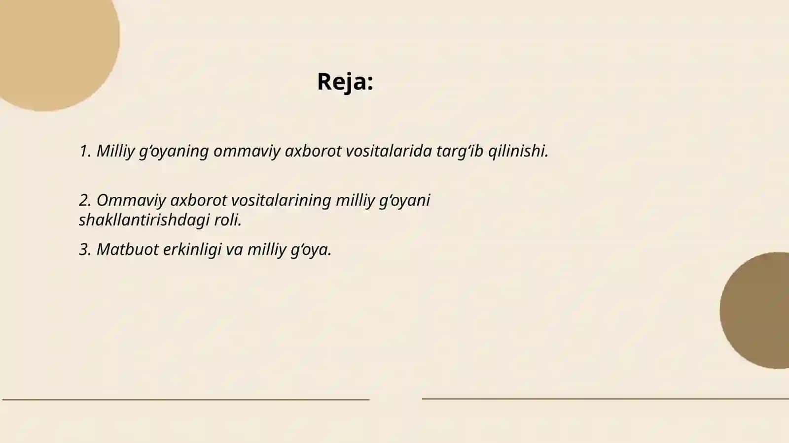 Milliy g’oya targ’ibotida ommaviy axborot vositalarining o’rni 2