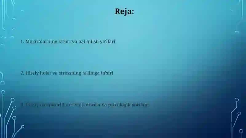 Pedagogik konfliktlarda emotsional holat va stress 2