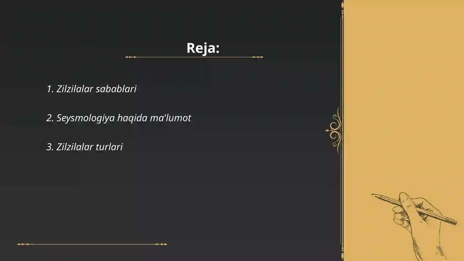 Zilzila va ularda aholining harakatlanishi 2