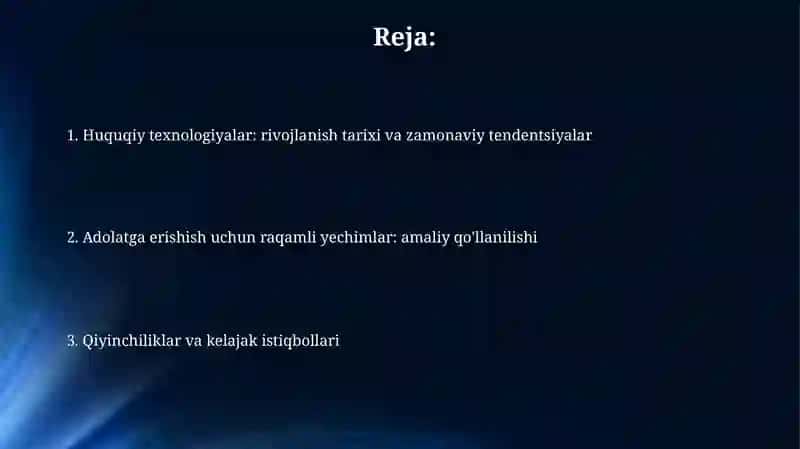 Legal Tech va Odil Sudlovga Erishish: Aholi Uchun Raqamli Yechimlar 2