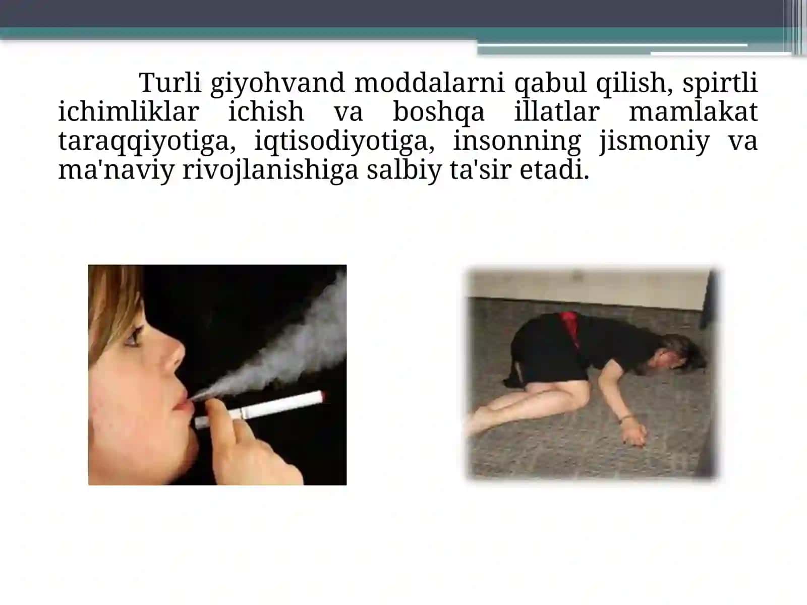 Zararli Odatlar 2